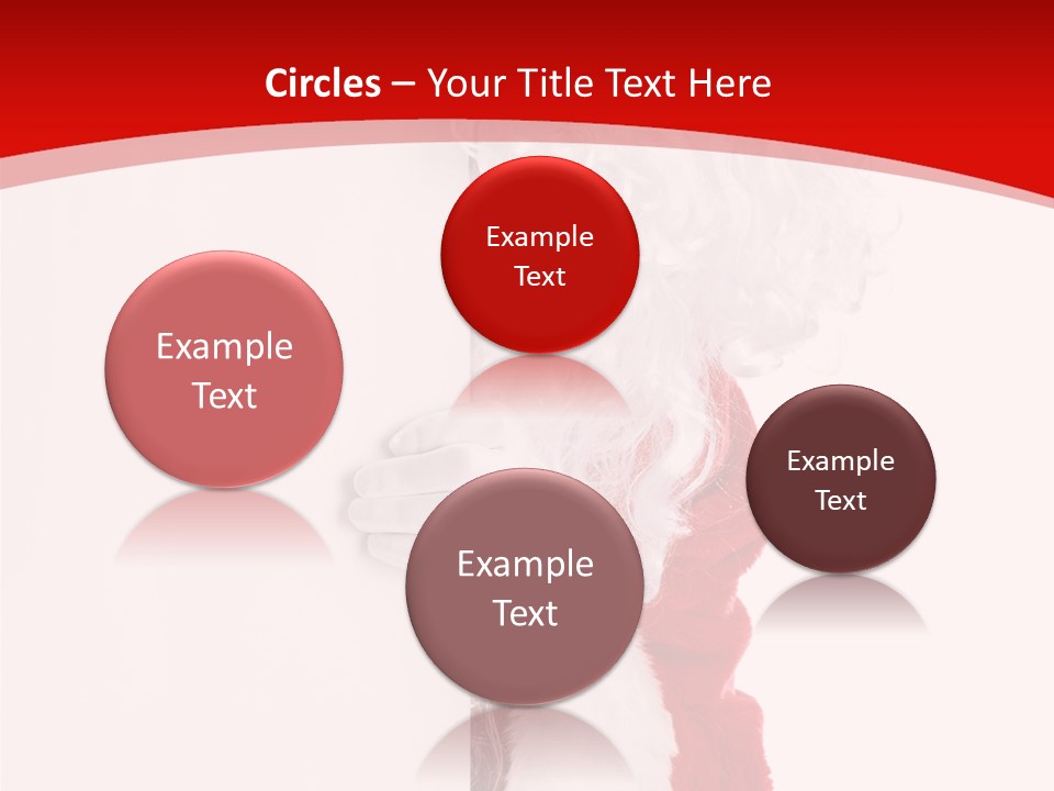 Person Santa Holiday PowerPoint Template