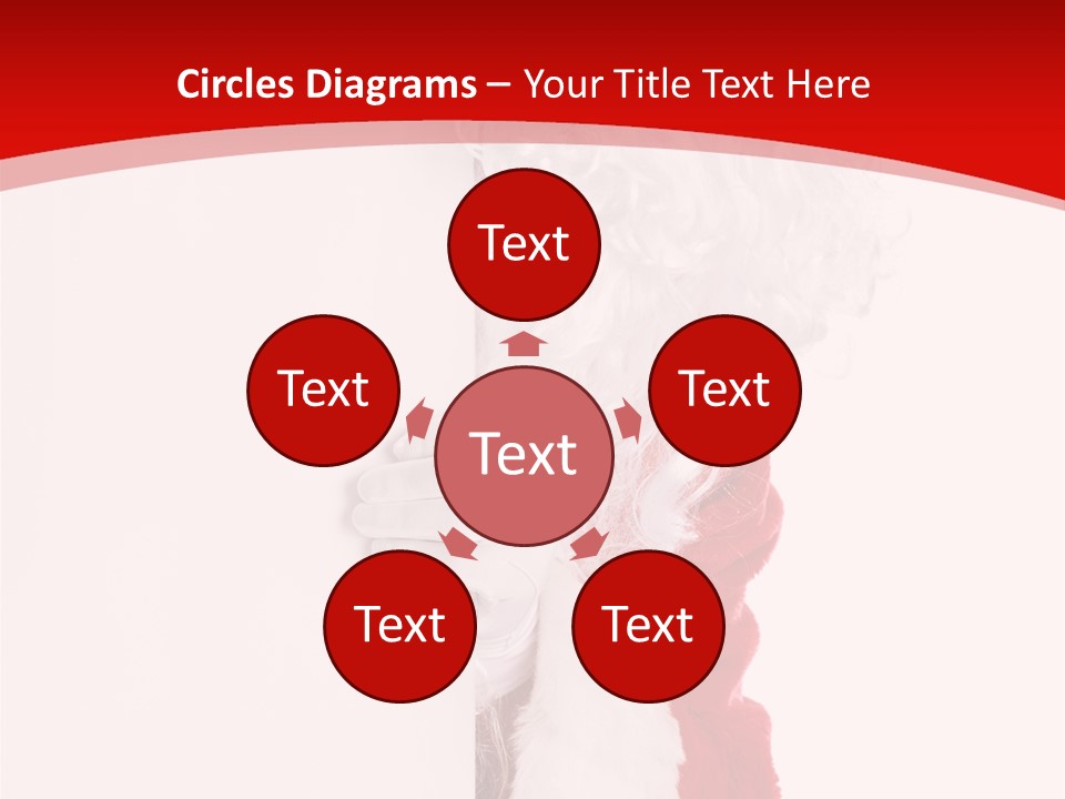 Person Santa Holiday PowerPoint Template