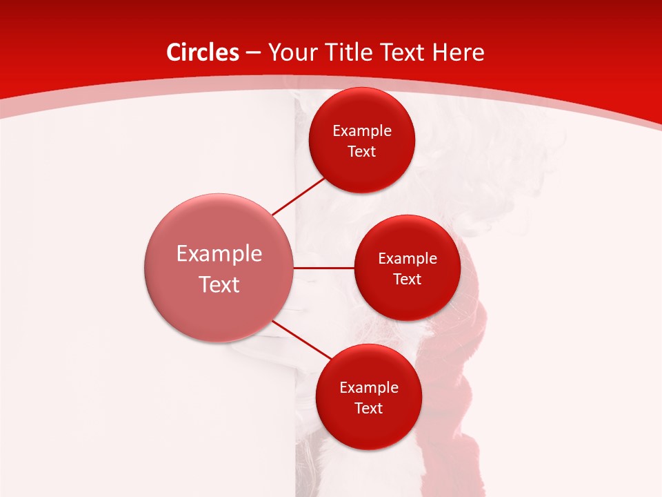 Person Santa Holiday PowerPoint Template