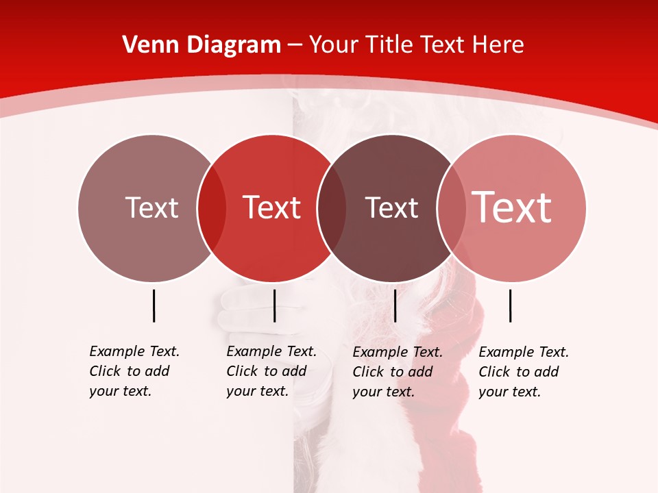 Person Santa Holiday PowerPoint Template