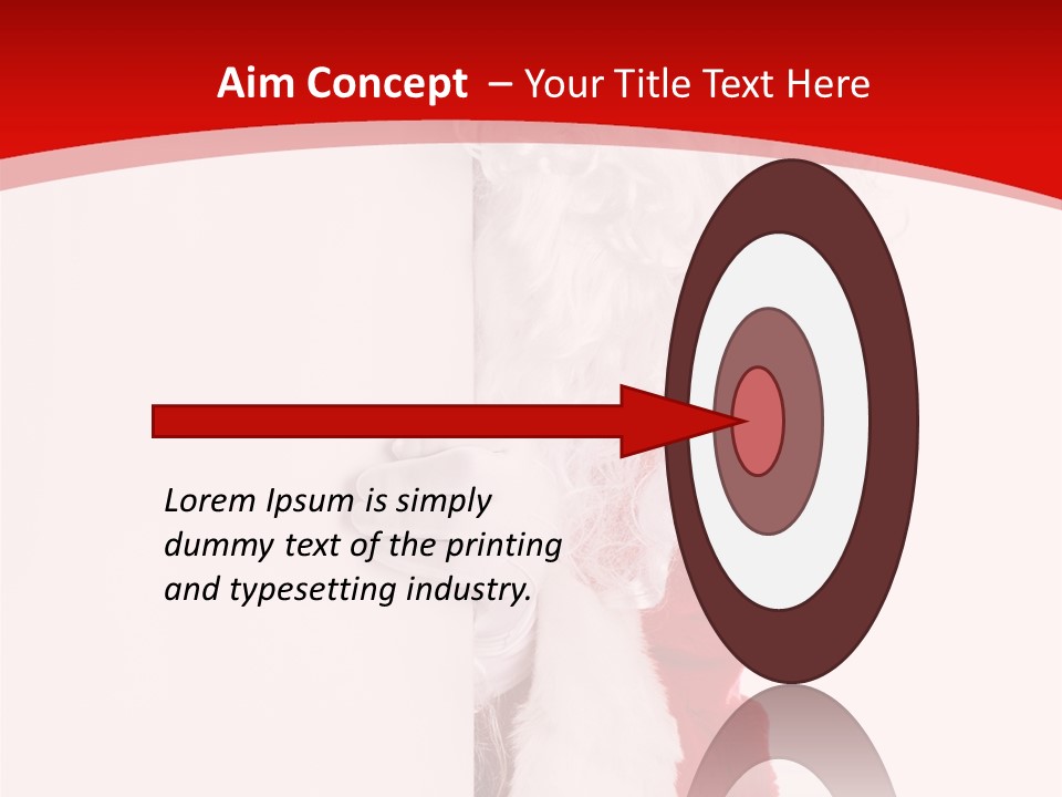 Person Santa Holiday PowerPoint Template