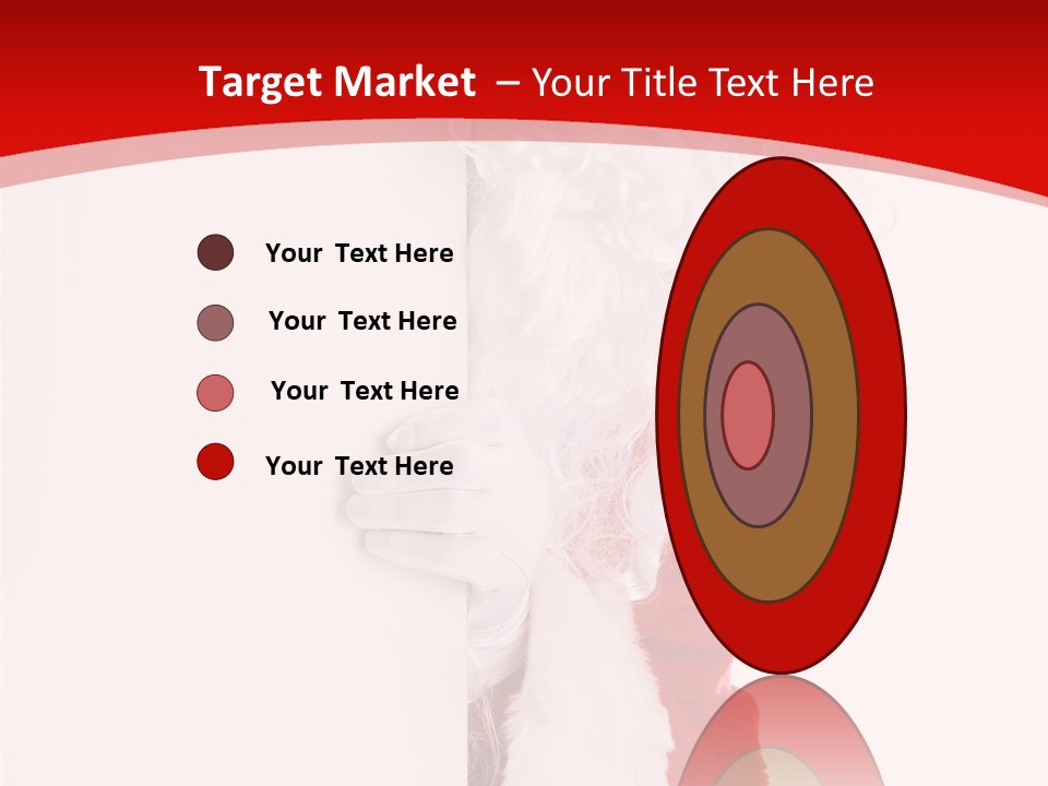 Person Santa Holiday PowerPoint Template