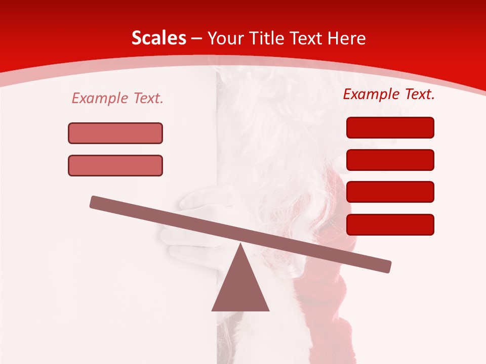 Person Santa Holiday PowerPoint Template