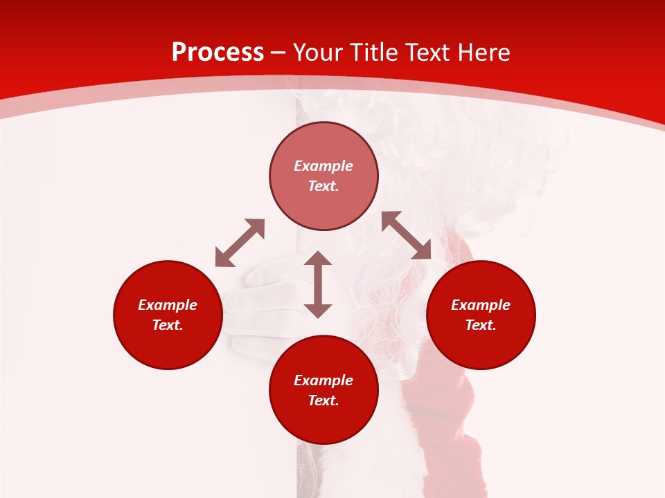 Person Santa Holiday PowerPoint Template