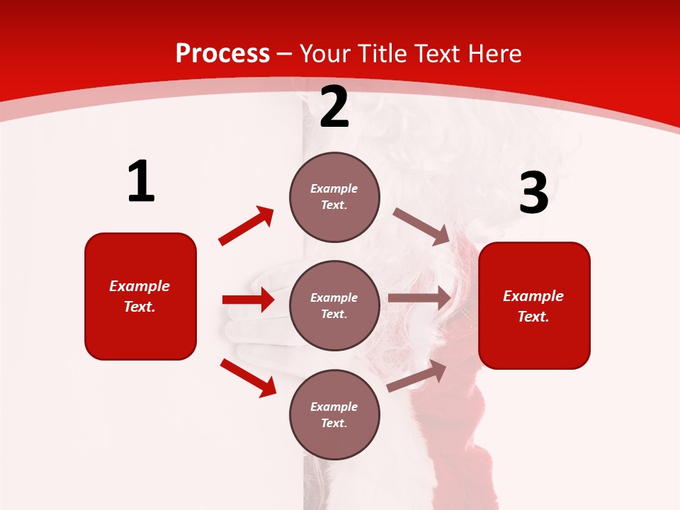 Person Santa Holiday PowerPoint Template