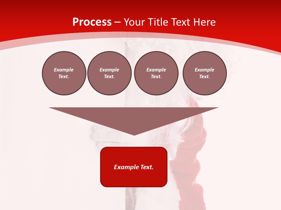 Person Santa Holiday PowerPoint Template