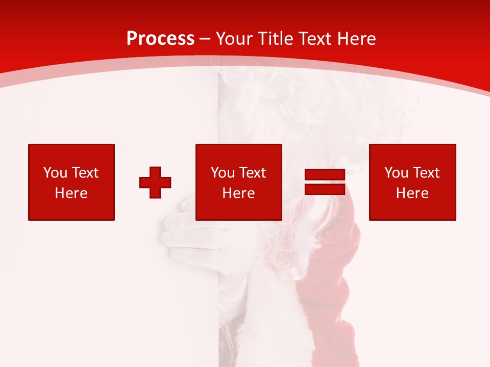 Person Santa Holiday PowerPoint Template