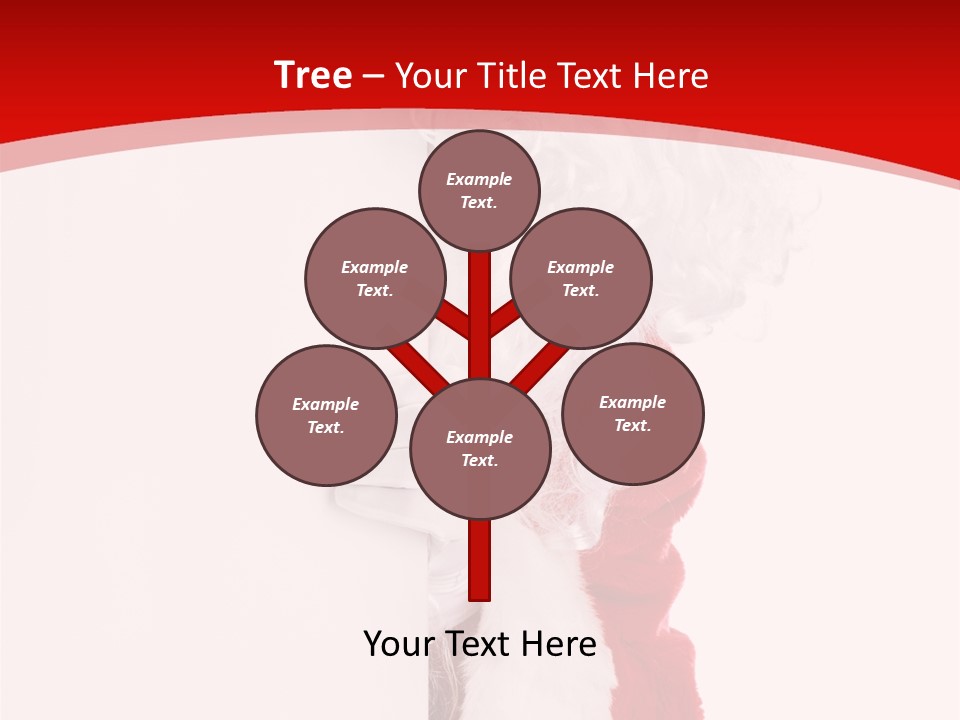 Person Santa Holiday PowerPoint Template