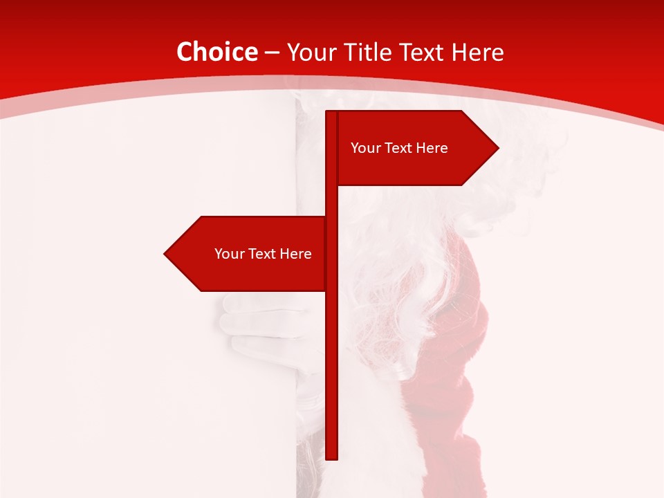 Person Santa Holiday PowerPoint Template