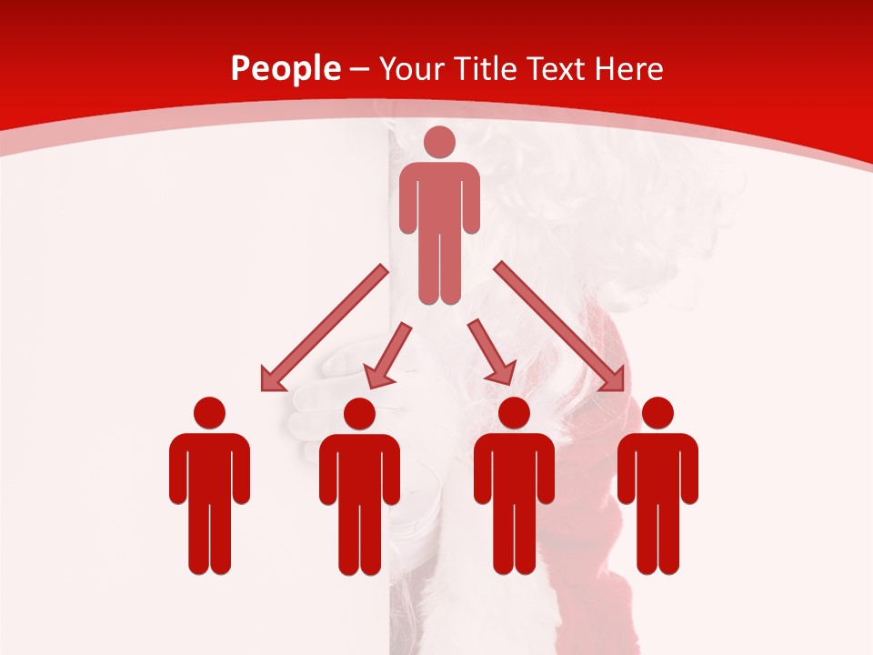 Person Santa Holiday PowerPoint Template