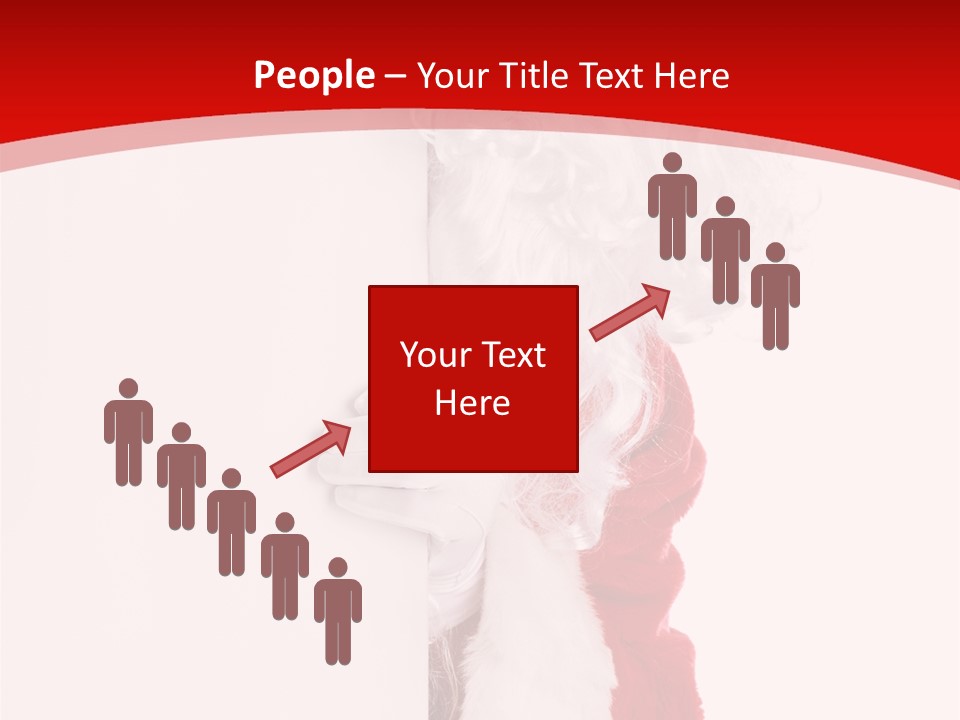Person Santa Holiday PowerPoint Template