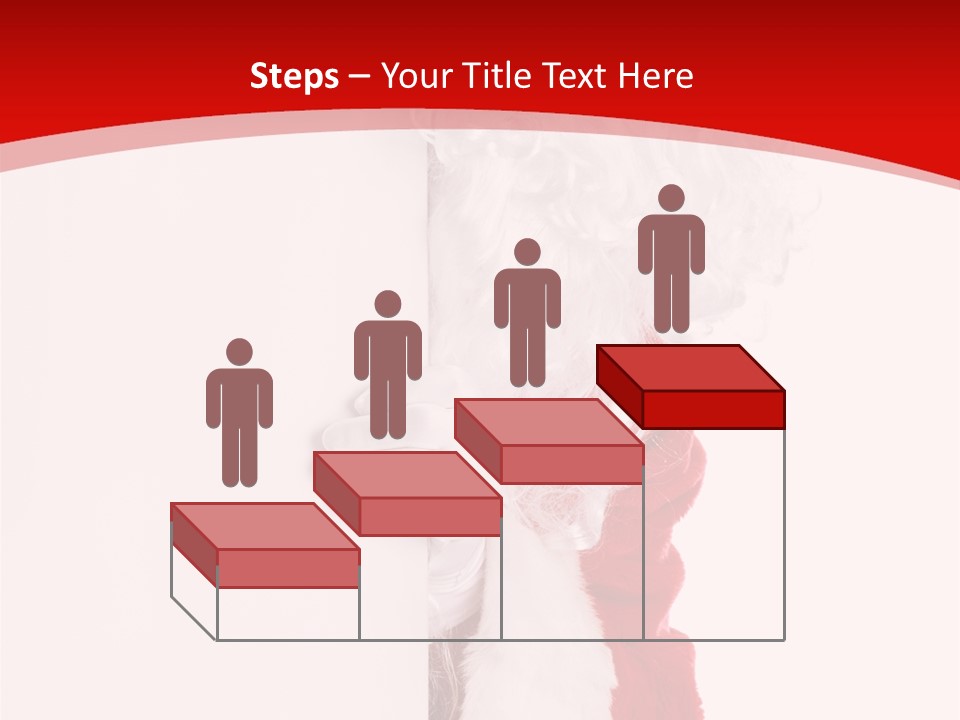 Person Santa Holiday PowerPoint Template