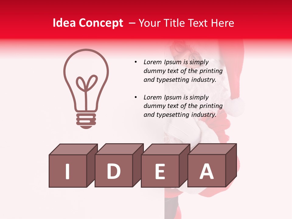 Person Human Holiday PowerPoint Template