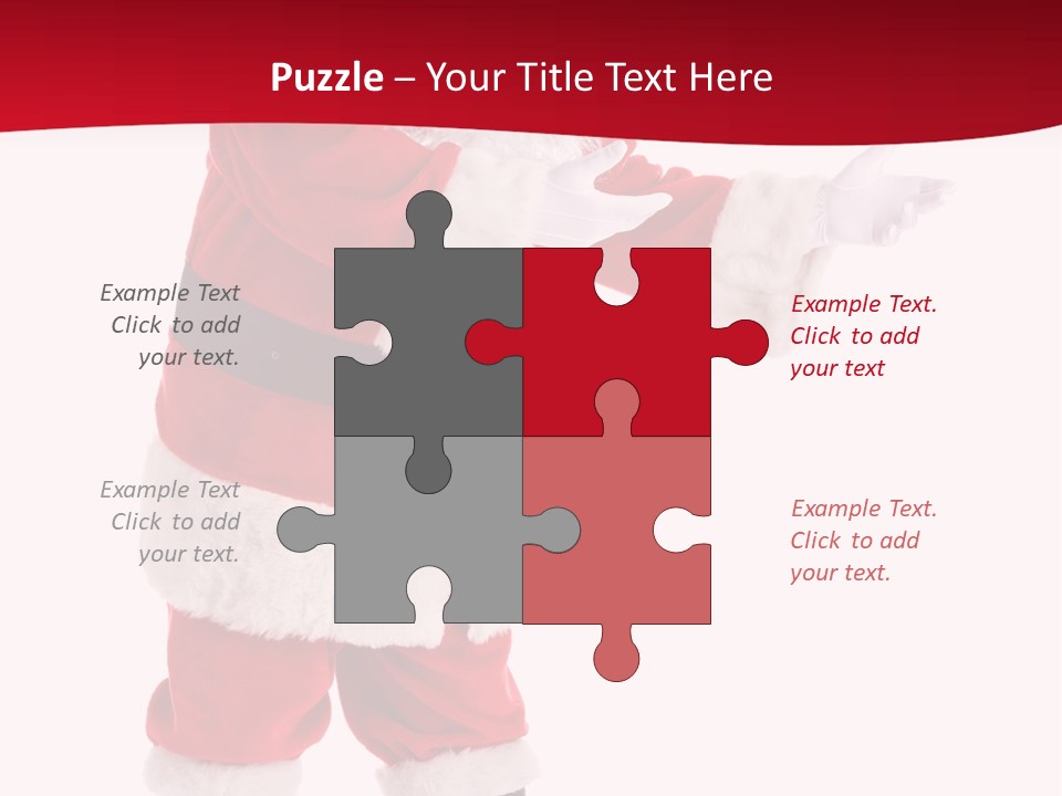 Man December Looking PowerPoint Template