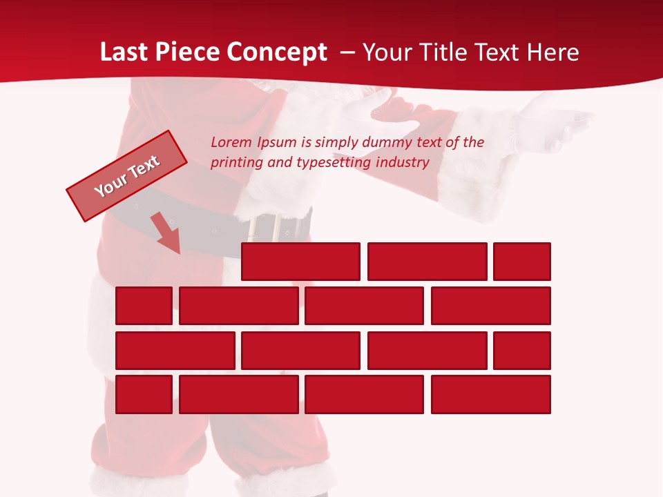 Man December Looking PowerPoint Template