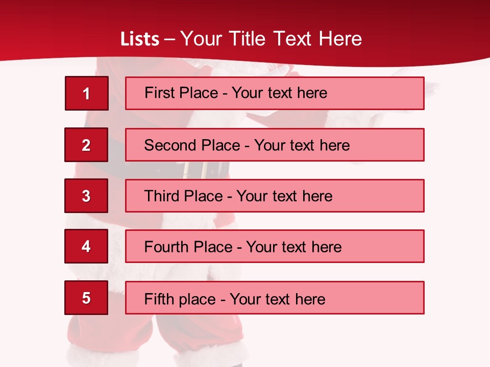 Man December Looking PowerPoint Template