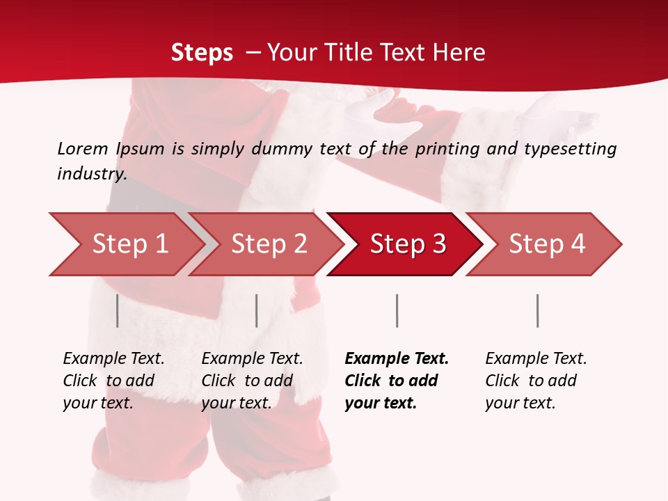 Man December Looking PowerPoint Template