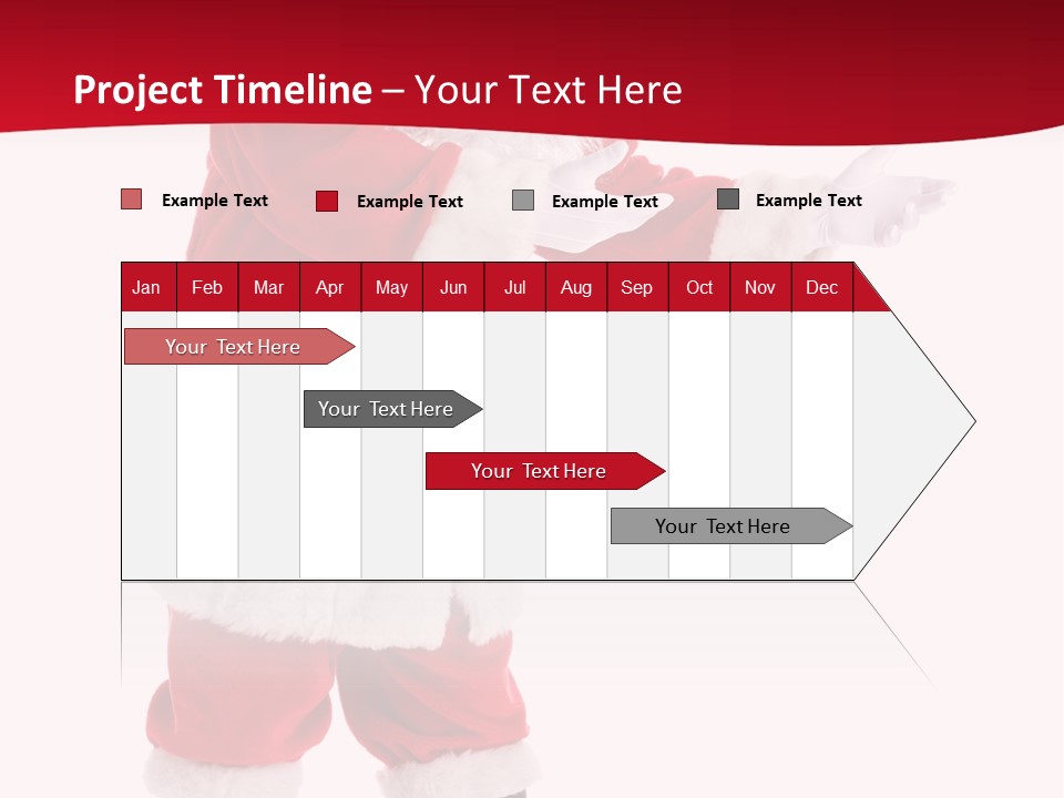 Man December Looking PowerPoint Template