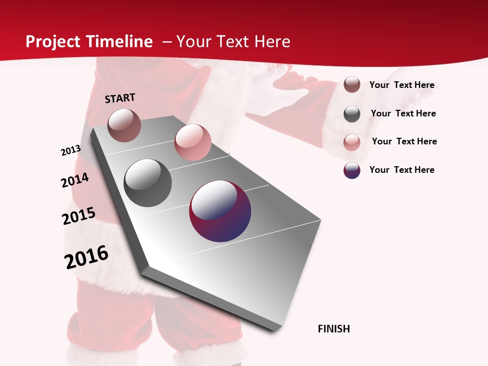 Man December Looking PowerPoint Template
