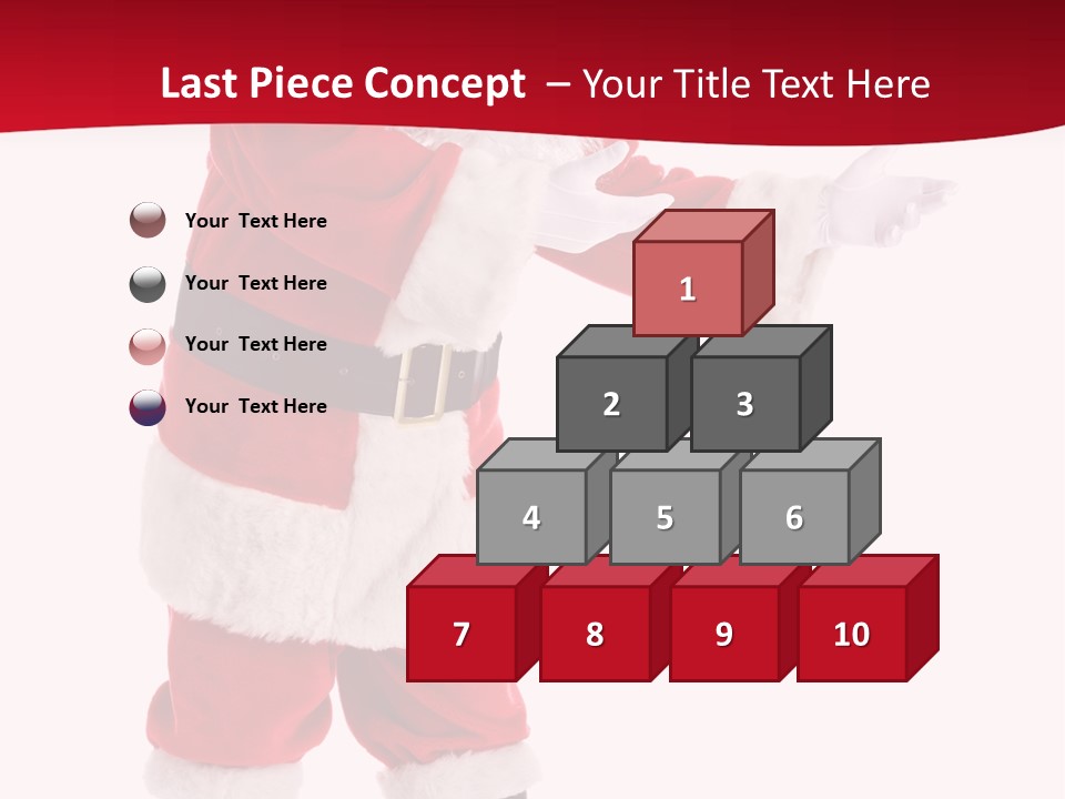 Man December Looking PowerPoint Template