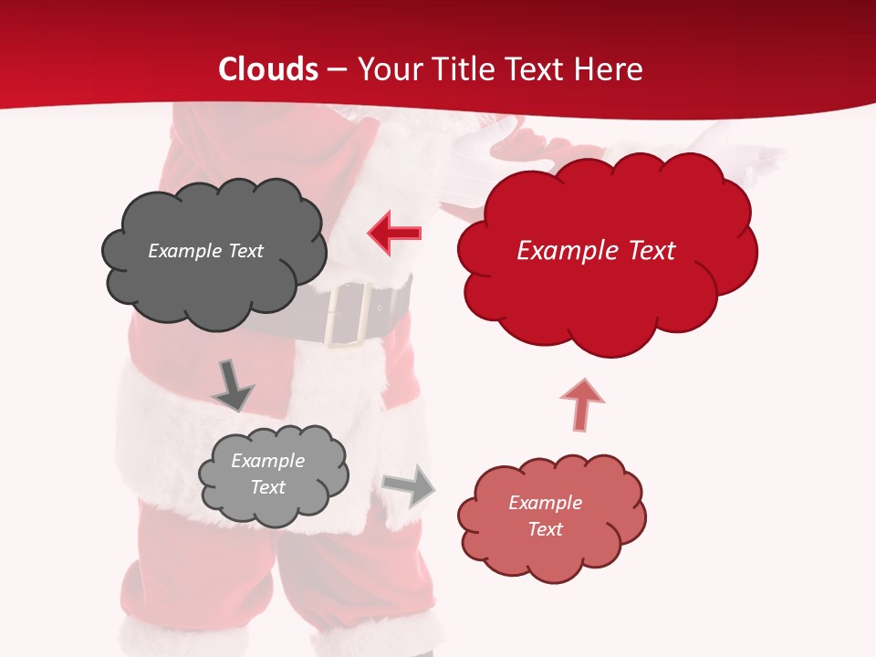 Man December Looking PowerPoint Template