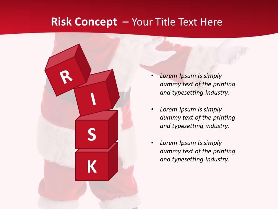 Man December Looking PowerPoint Template