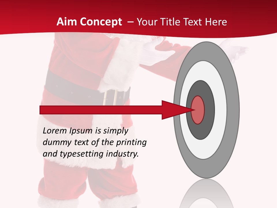 Man December Looking PowerPoint Template