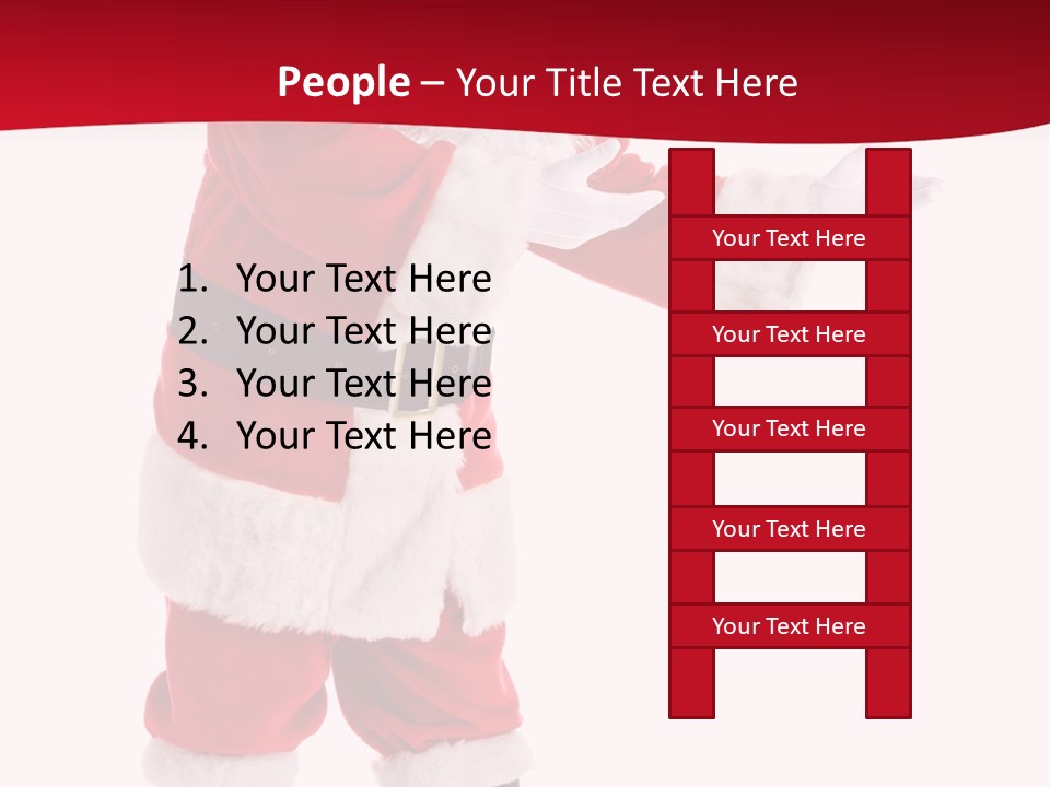 Man December Looking PowerPoint Template