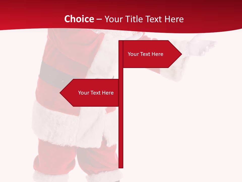 Man December Looking PowerPoint Template