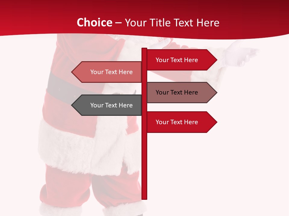 Man December Looking PowerPoint Template