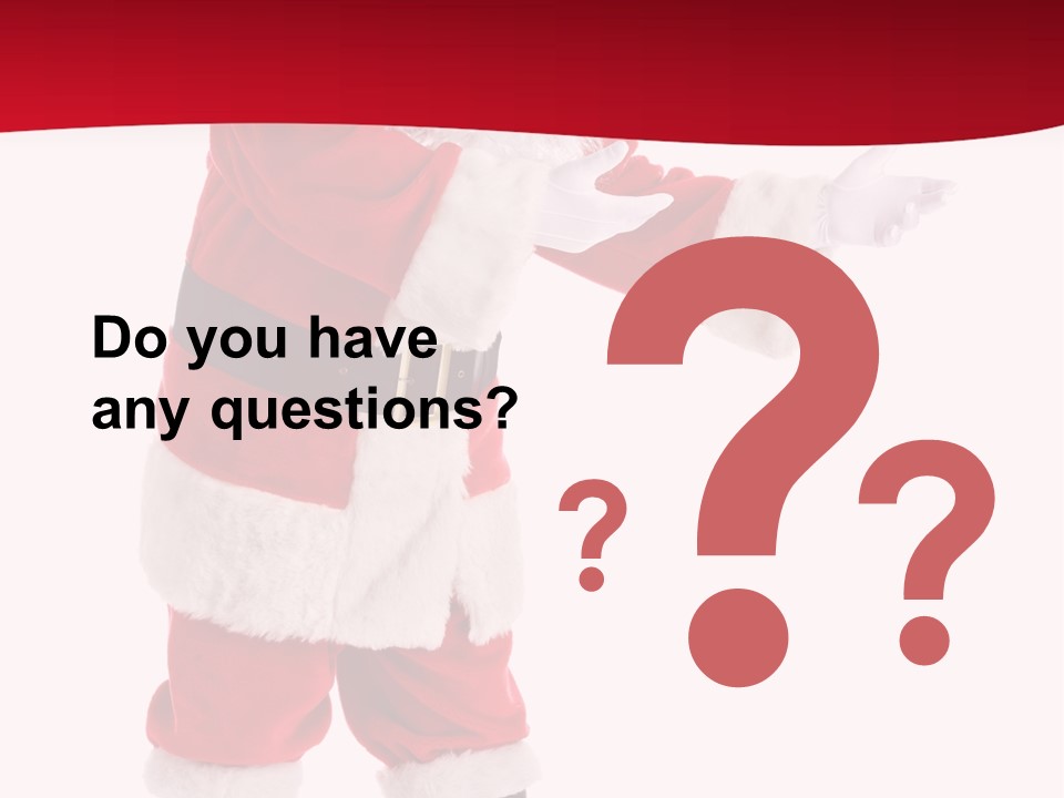 Man December Looking PowerPoint Template