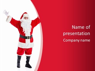 Sign Claus Hat PowerPoint Template