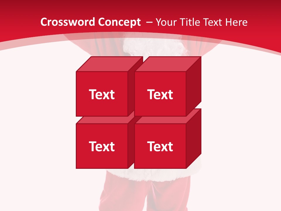 Sign Claus Hat PowerPoint Template