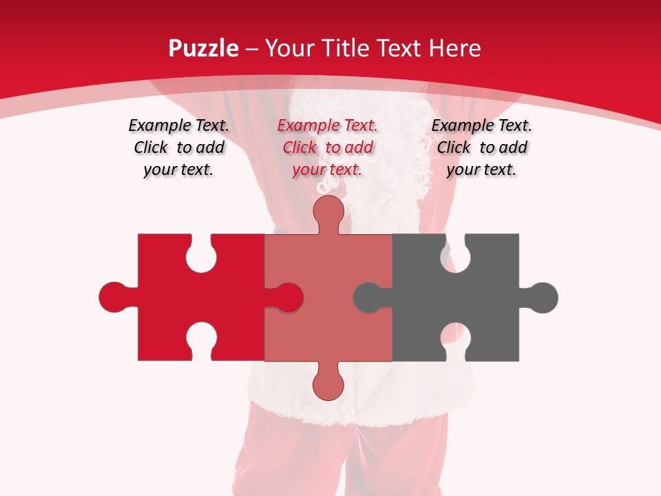 Sign Claus Hat PowerPoint Template