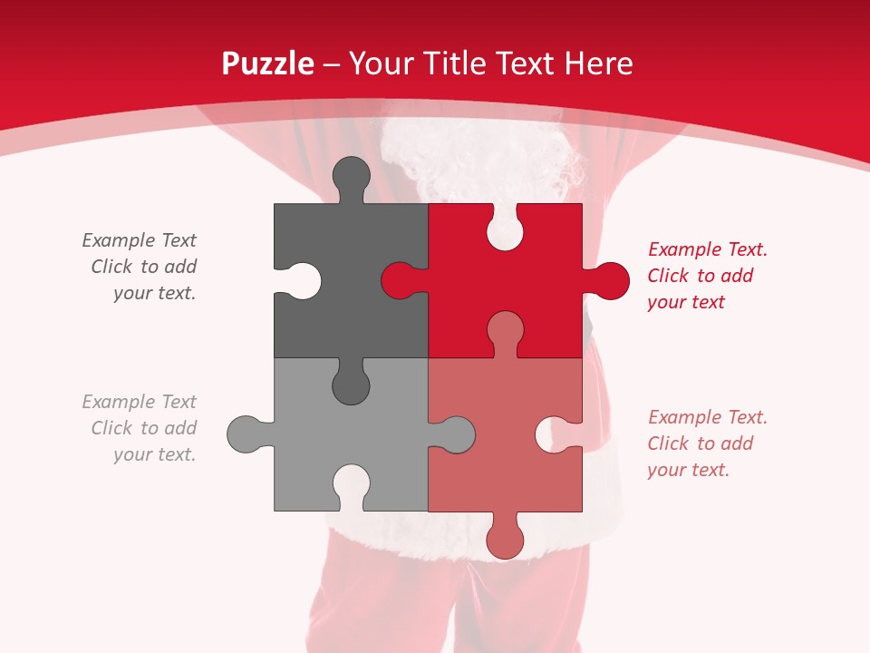 Sign Claus Hat PowerPoint Template