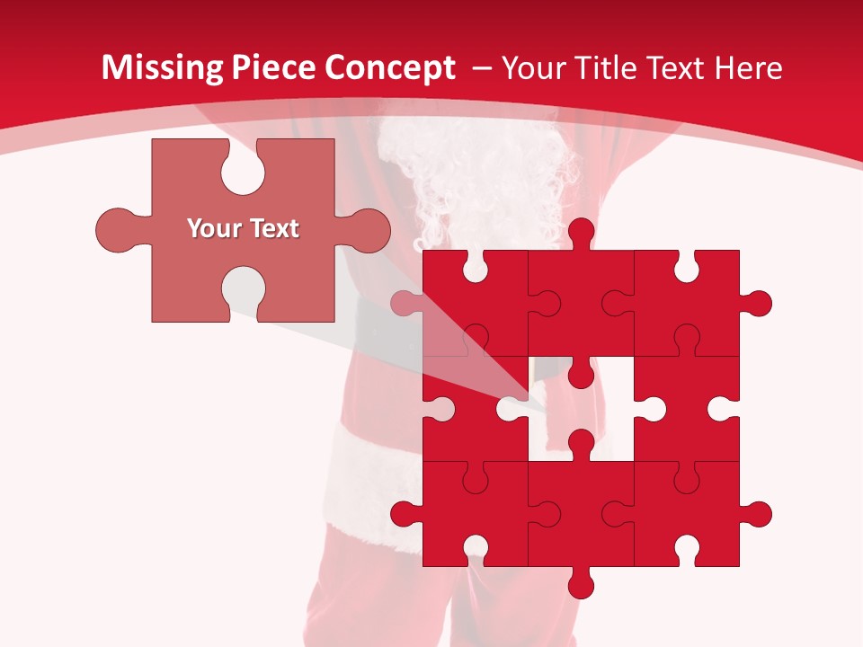 Sign Claus Hat PowerPoint Template