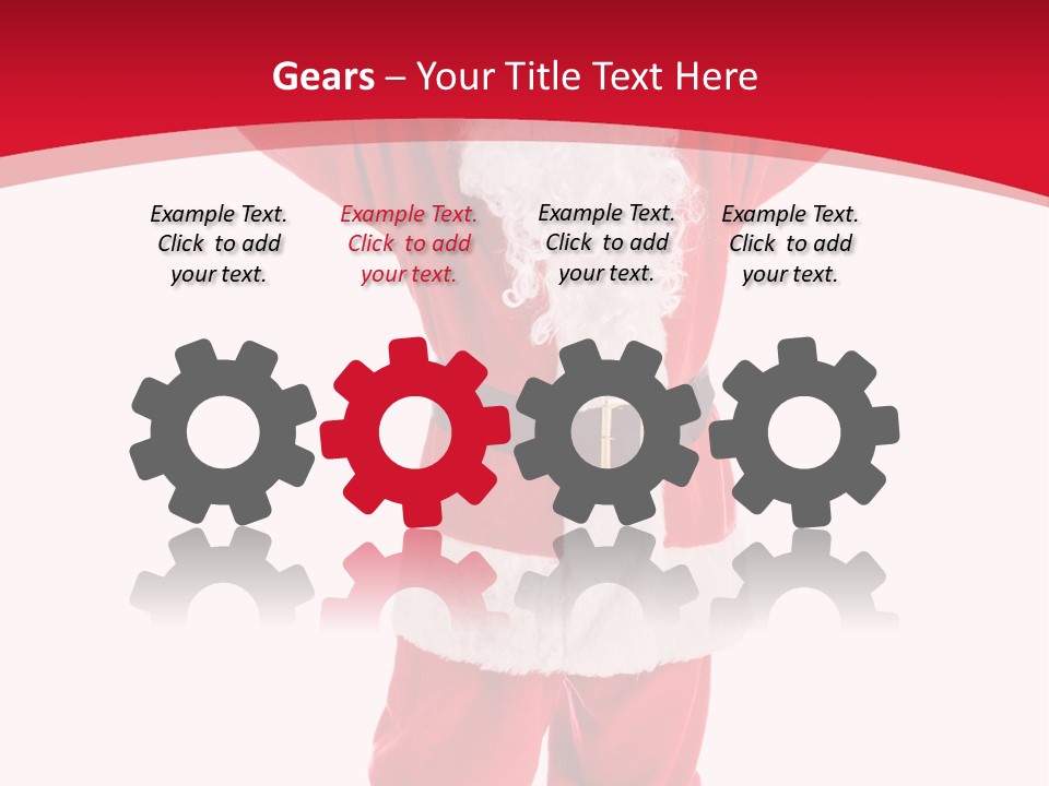 Sign Claus Hat PowerPoint Template