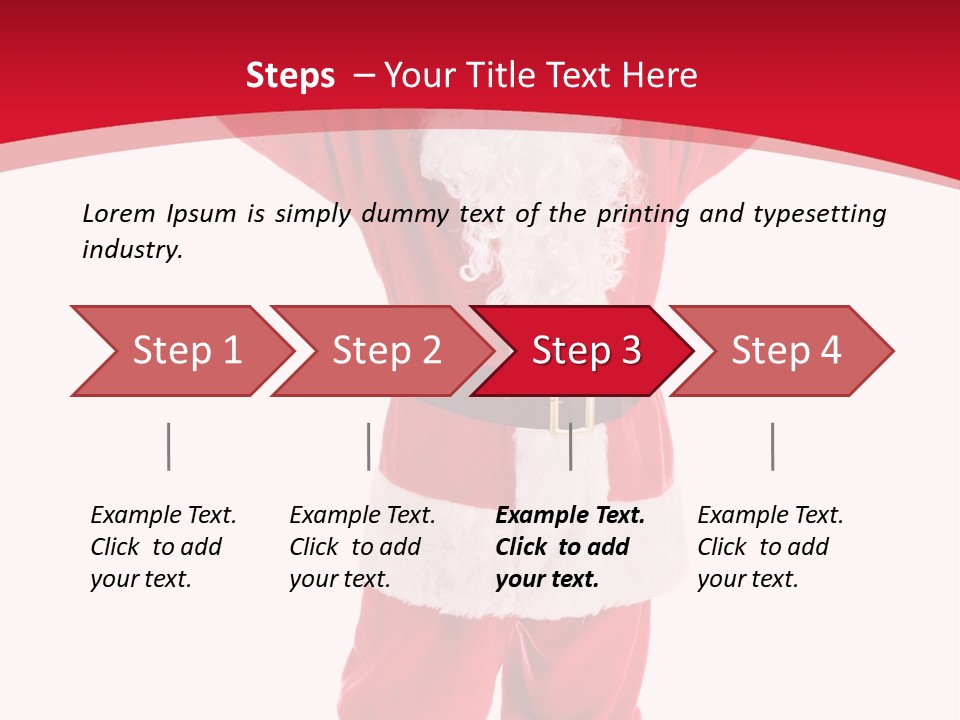 Sign Claus Hat PowerPoint Template