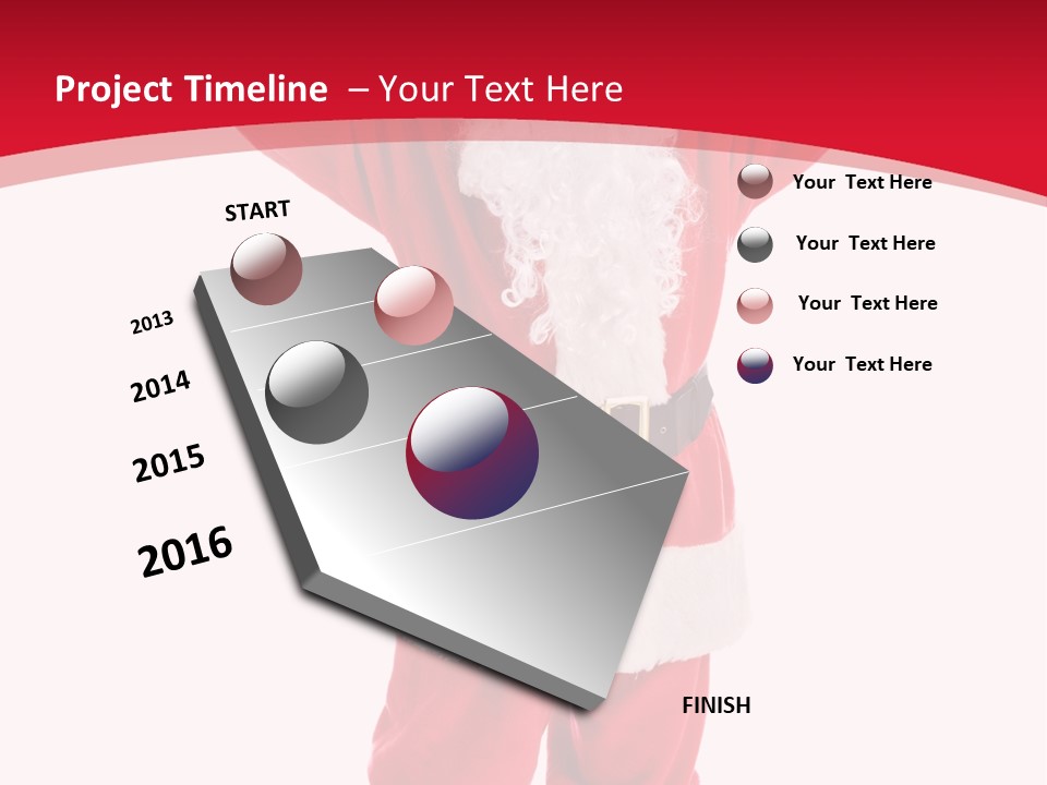 Sign Claus Hat PowerPoint Template