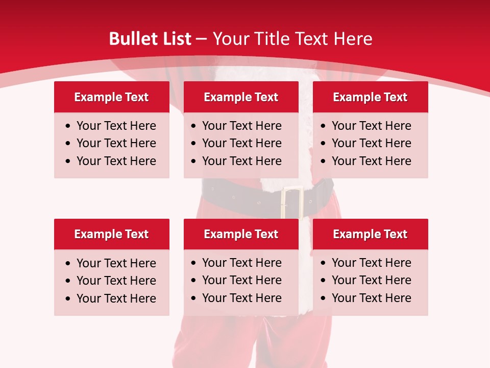 Sign Claus Hat PowerPoint Template