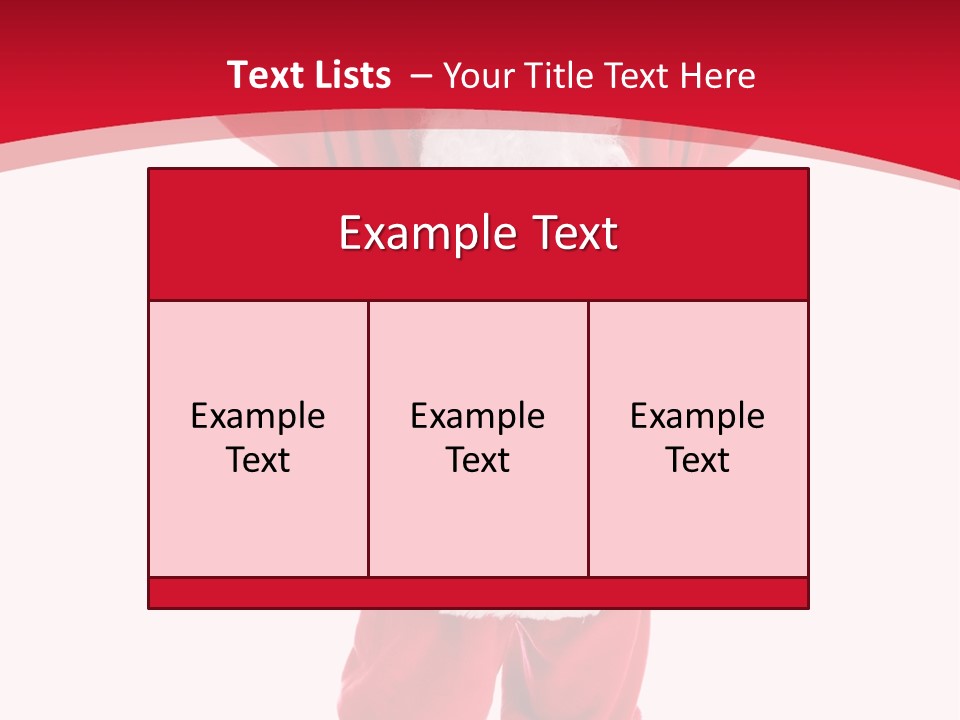Sign Claus Hat PowerPoint Template