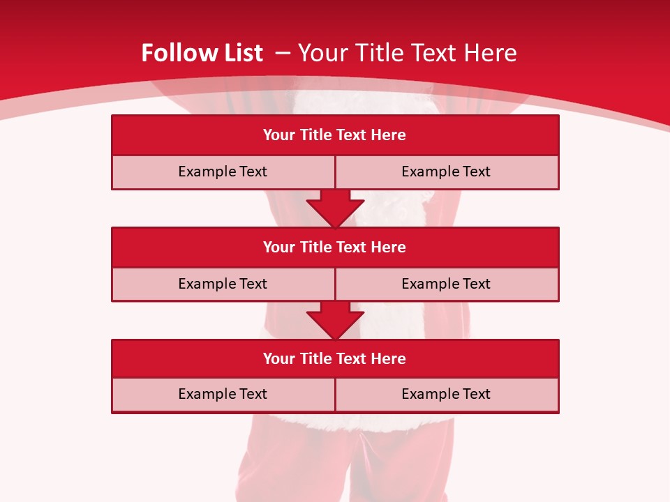 Sign Claus Hat PowerPoint Template