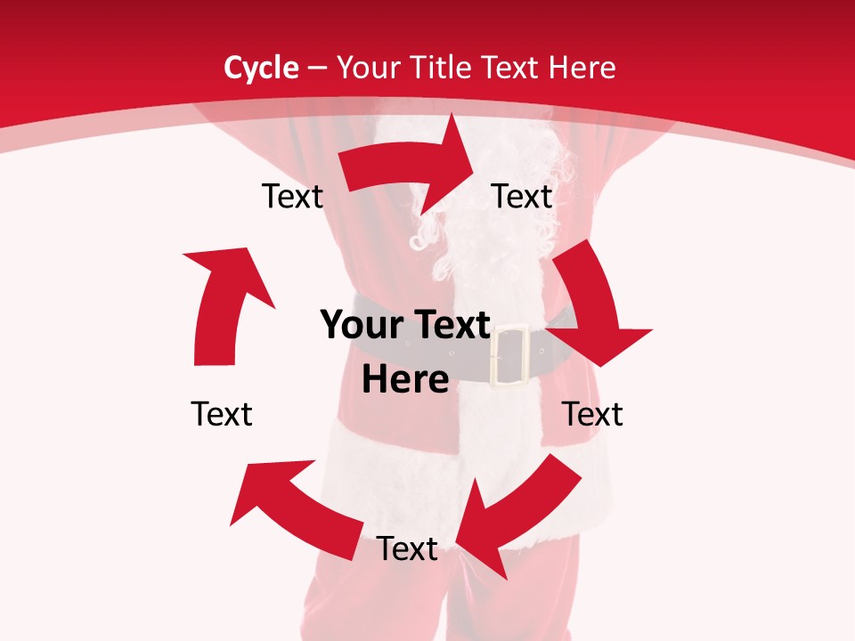 Sign Claus Hat PowerPoint Template