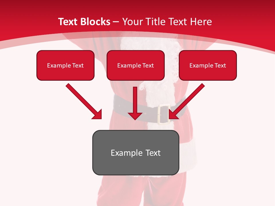 Sign Claus Hat PowerPoint Template