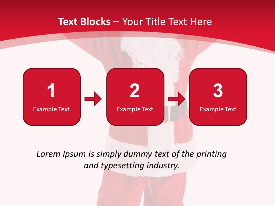 Sign Claus Hat PowerPoint Template