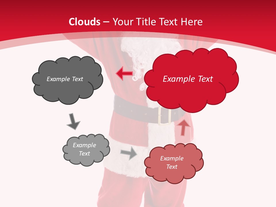 Sign Claus Hat PowerPoint Template