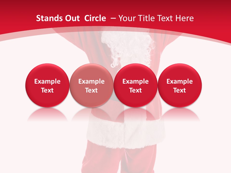 Sign Claus Hat PowerPoint Template