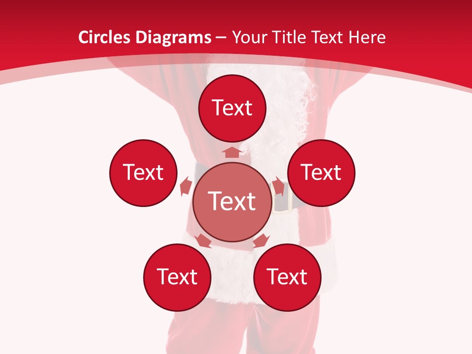 Sign Claus Hat PowerPoint Template