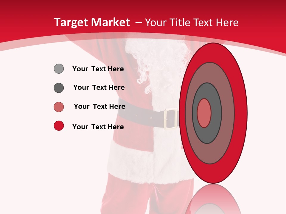Sign Claus Hat PowerPoint Template