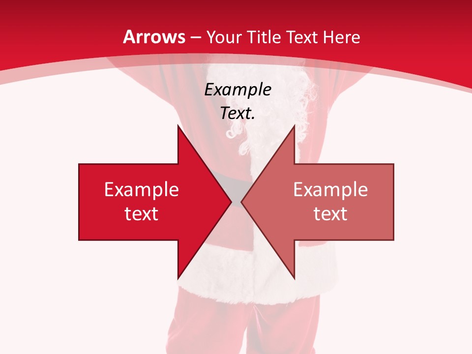 Sign Claus Hat PowerPoint Template